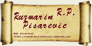 Ruzmarin Pisarević vizit kartica